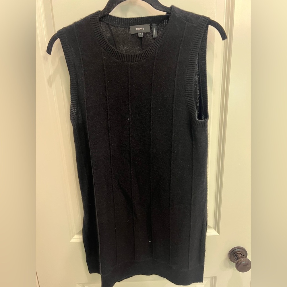 Theory Black Knit Top